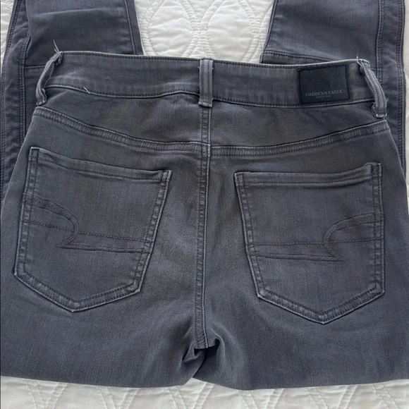 American Eagle Outfitters Next level stretch Gray Jeans - Picture 2 of 8